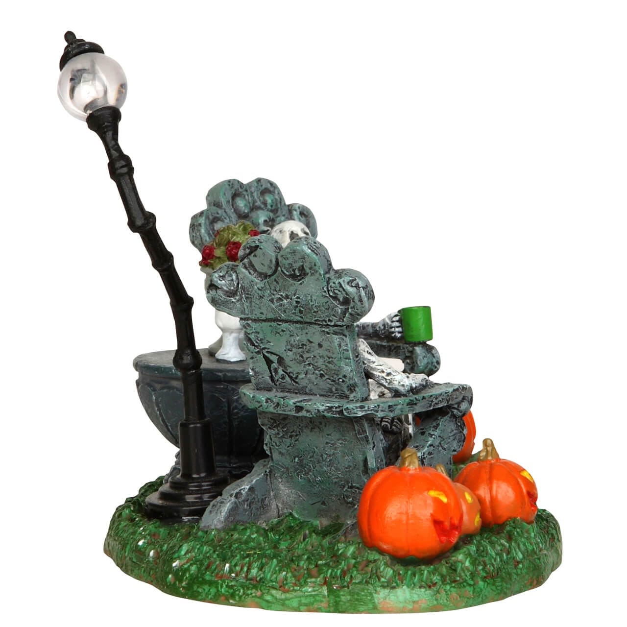 lemax-mausoleum-vacancy-figurine-spooky-town-pour-cimeti-re-miniature image 4