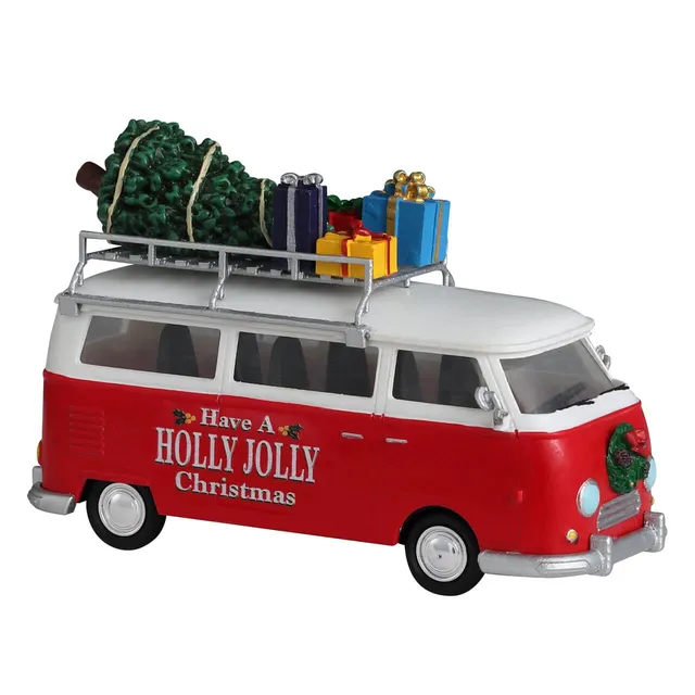 lemax-christmas-van-camionnette-vintage-de-no-l-miniature image 1