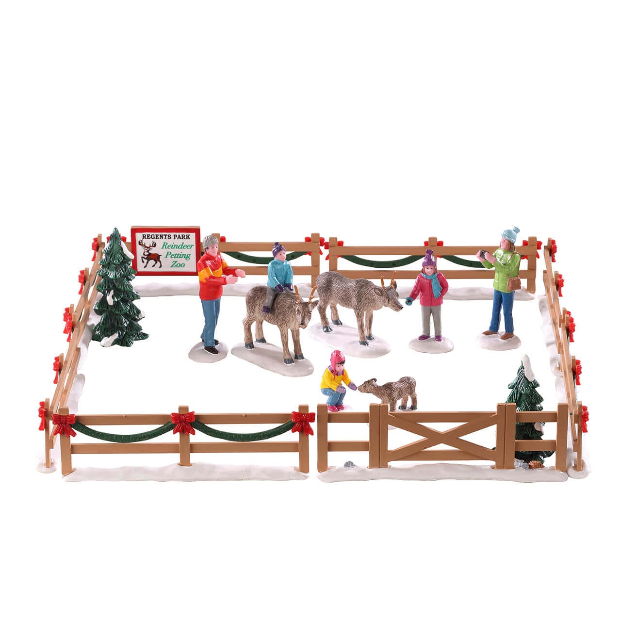 lemax-reindeer-petting-zoo-sc-ne-miniature-vail-village image 5