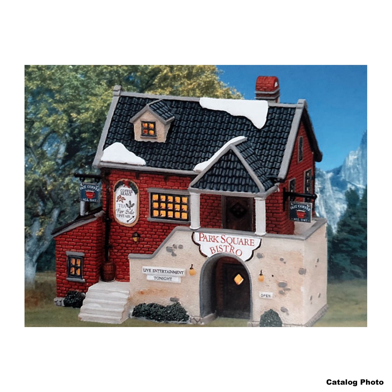 lemax-park-square-bistro-b-timent-miniature-de-village image 2