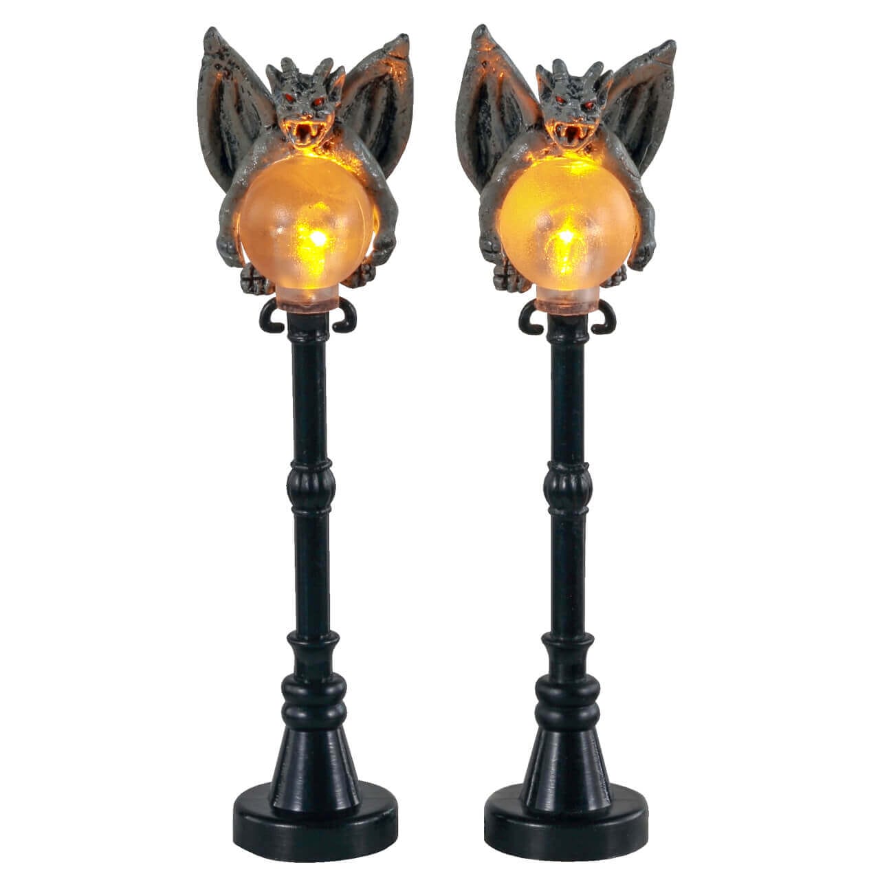 lemax-gargoyle-lamp-post-r-verb-re-lumineux-spooky-town image 1