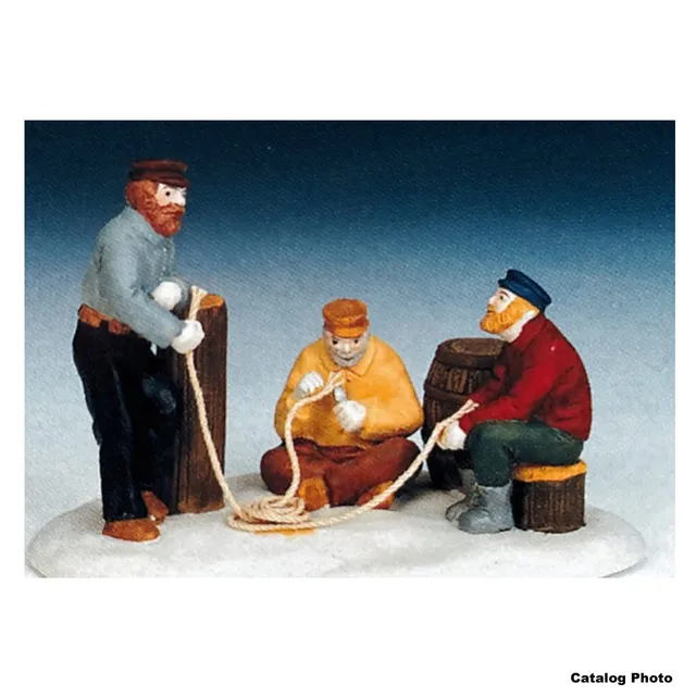 lemax-fixing-the-line-figurine-miniature-r-parateurs image 1