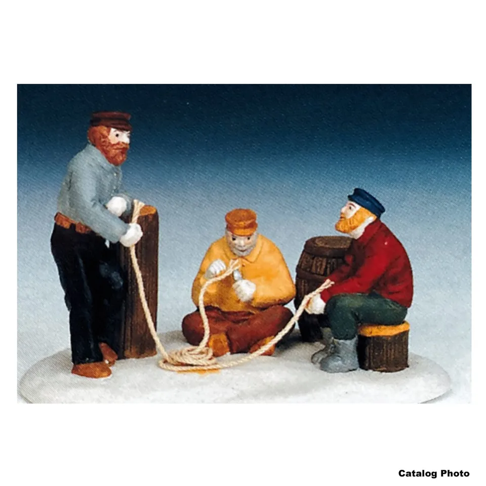 lemax-fixing-the-line-figurine-miniature-r-parateurs image 1
