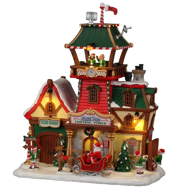 lemax-north-pole-control-tower-b-timent-santa-s-wonderland image 1
