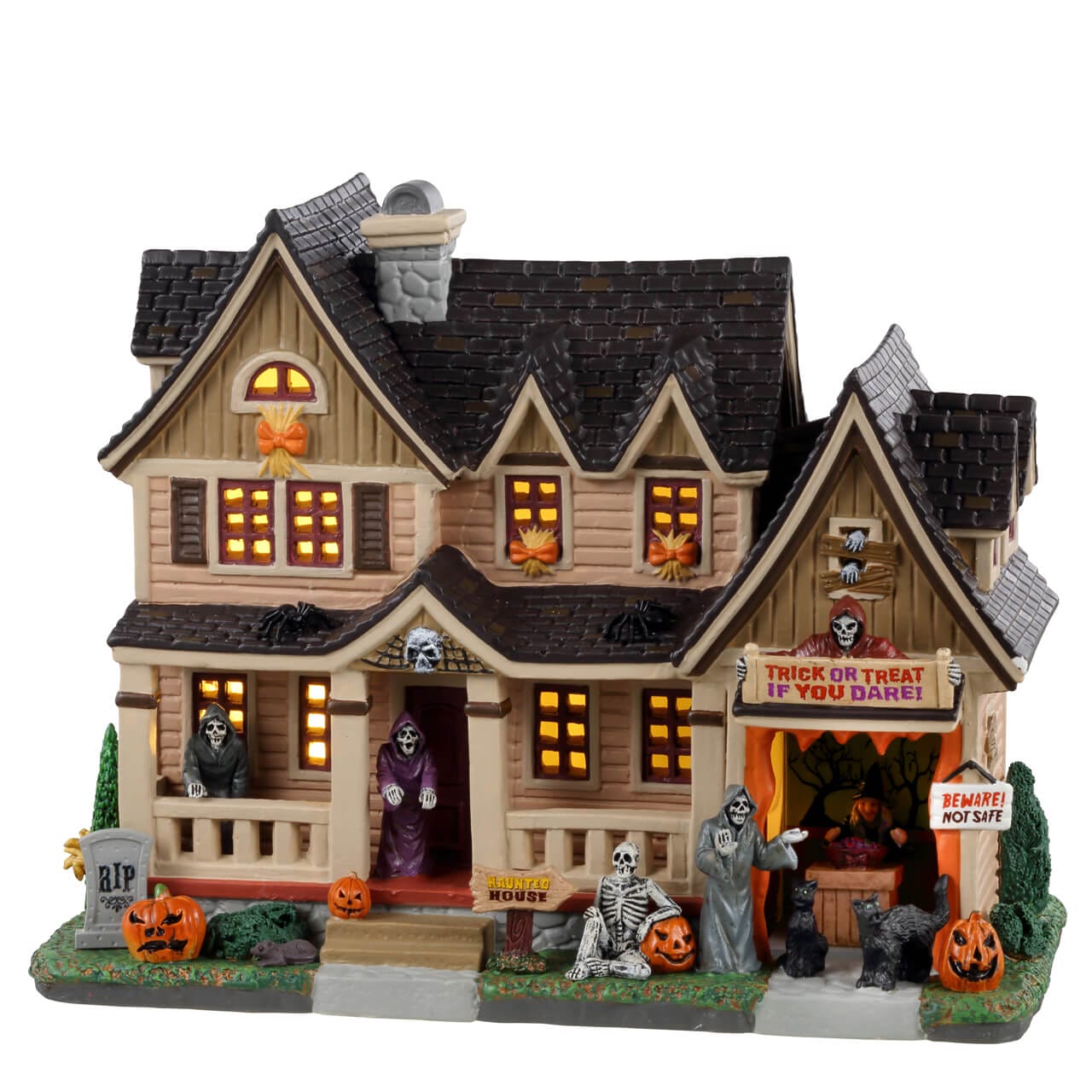 lemax-trick-or-treat-if-you-dare-maison-hant-e-spooky-town image 1