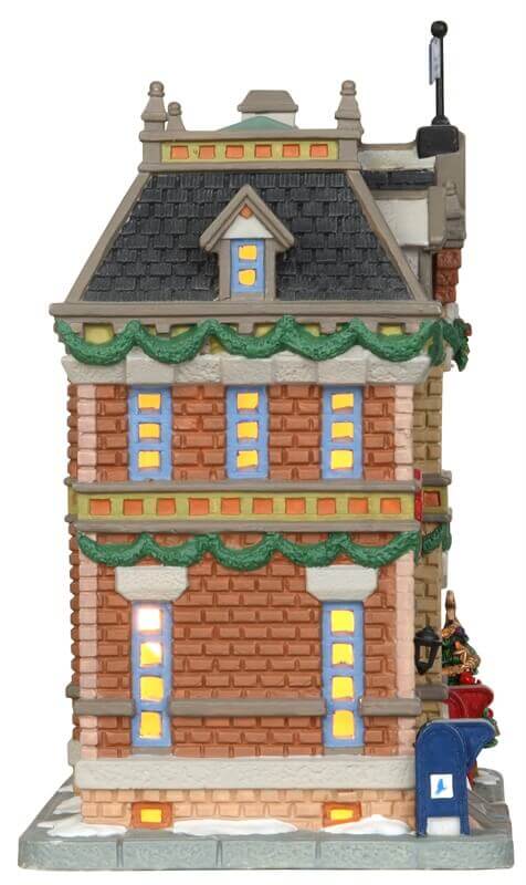 lemax-hillside-post-office-bureau-de-poste-miniature image 3