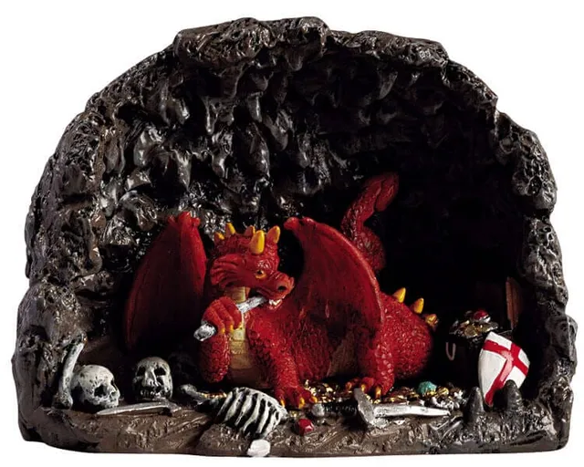 lemax-dragon-s-lair-figurine-miniature-spooky-town image 1