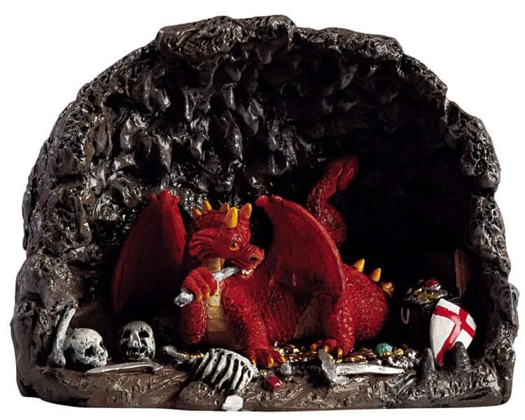 lemax-dragon-s-lair-figurine-miniature-spooky-town image 1