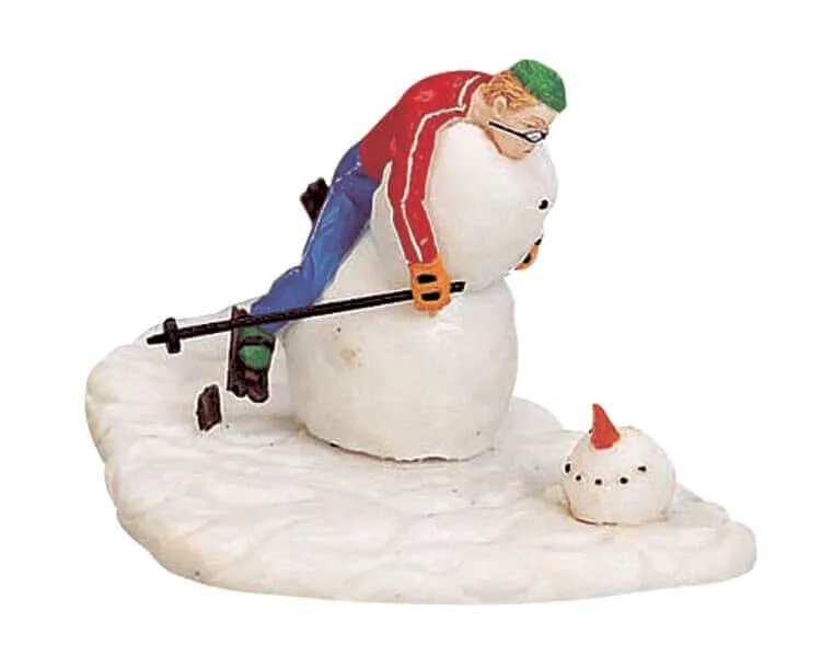 lemax-not-the-best-skier-figurine-miniature-skieur-comique image 1