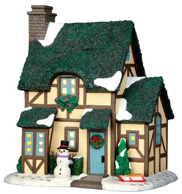 lemax-winter-chalet-maison-village-de-no-l-lumineuse image 1