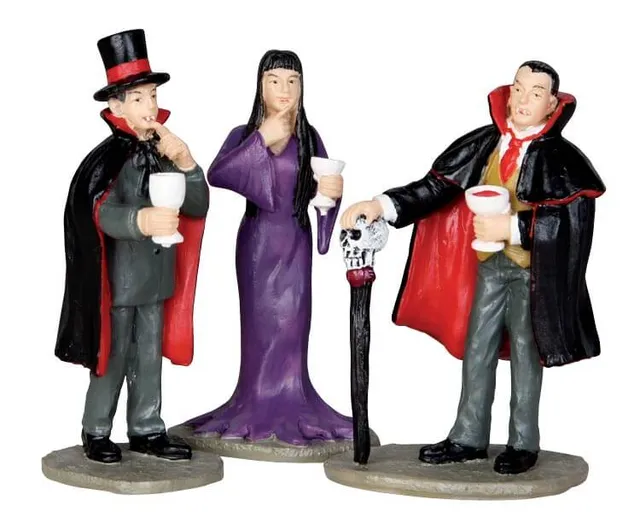 lemax-wine-tasting-figurine-spooky-town image 1
