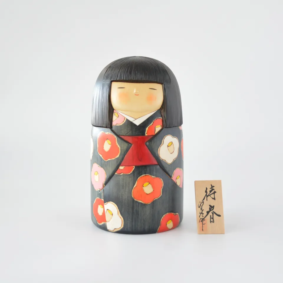 usaburo-kokeshi-tai-shun-dition-limit-e-figurine-artisanale-19-5-cm-cypr-s image 1