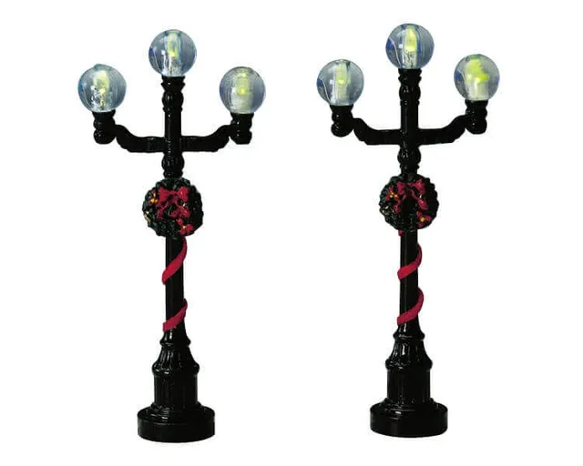 lemax-ball-street-lamp-lampadaire-boule-lumineux image 1
