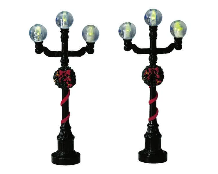lemax-ball-street-lamp-lampadaire-boule-lumineux image 1