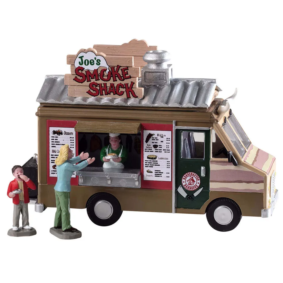 lemax-joe-s-smoke-shack-miniature-cabane-barbecue-village image 1