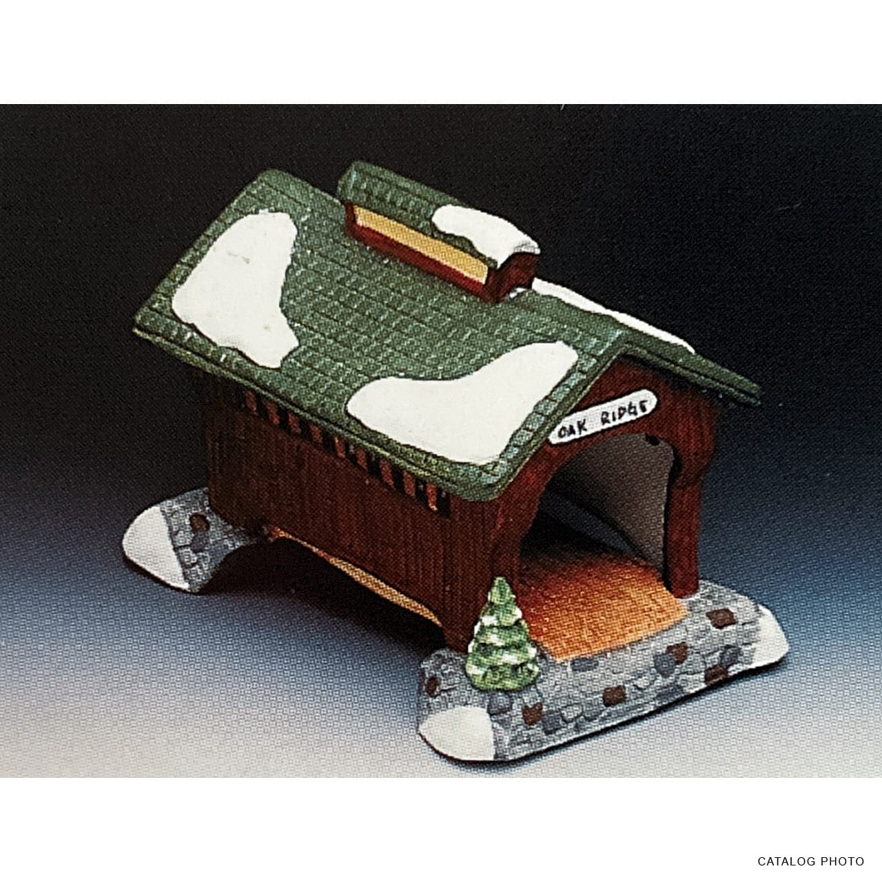 lemax-oak-ridge-bridge-pont-miniature-village-de-no-l image 2