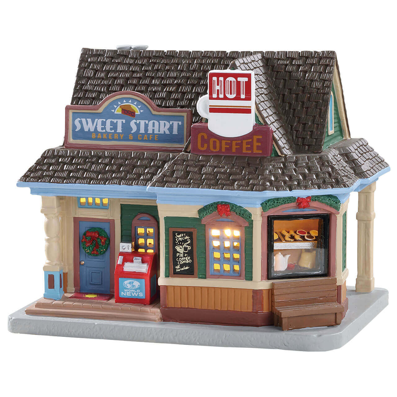 lemax-sweet-start-cafe-b-timent-de-village-miniature image 1