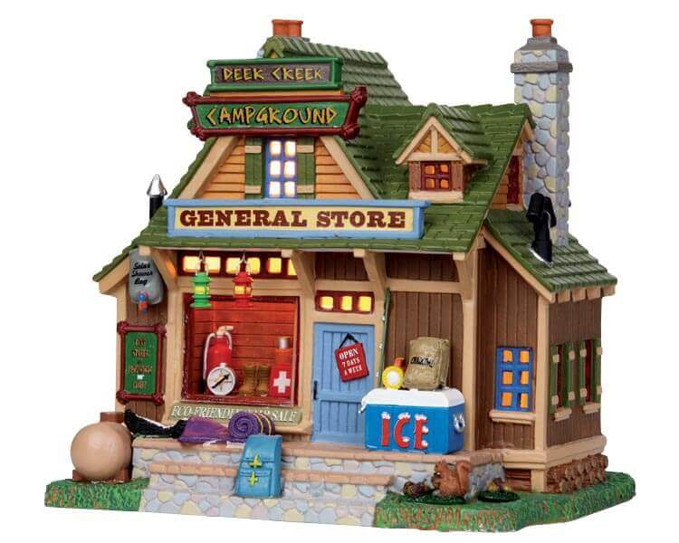 lemax-deer-creek-general-store-magasin-miniature-de-village image 1