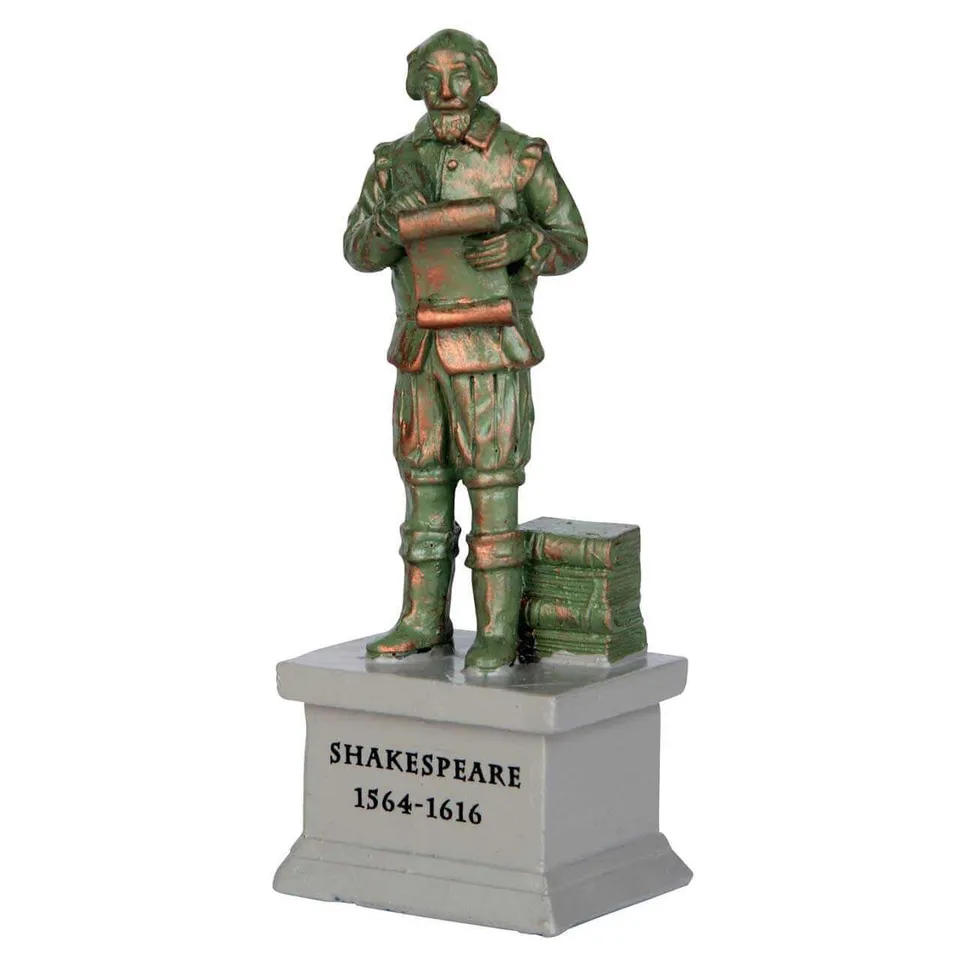 lemax-park-statue-shakespeare-statue-parc-miniature image 1