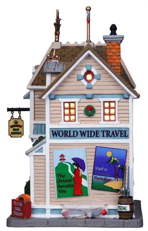 lemax-world-wide-travel-boutique-voyage-miniature-village-de-no-l image 3