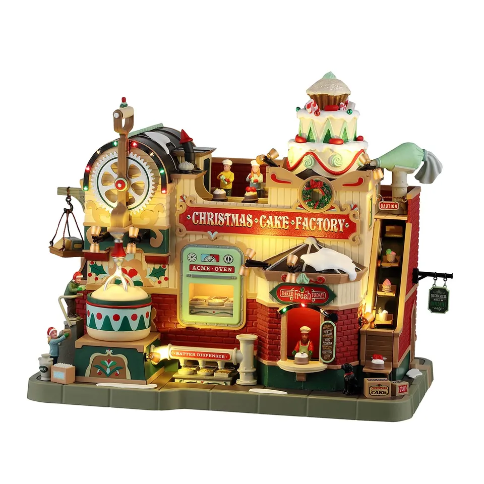 lemax-christmas-cake-factory-b-timent-miniature-lumineux-caddington image 1