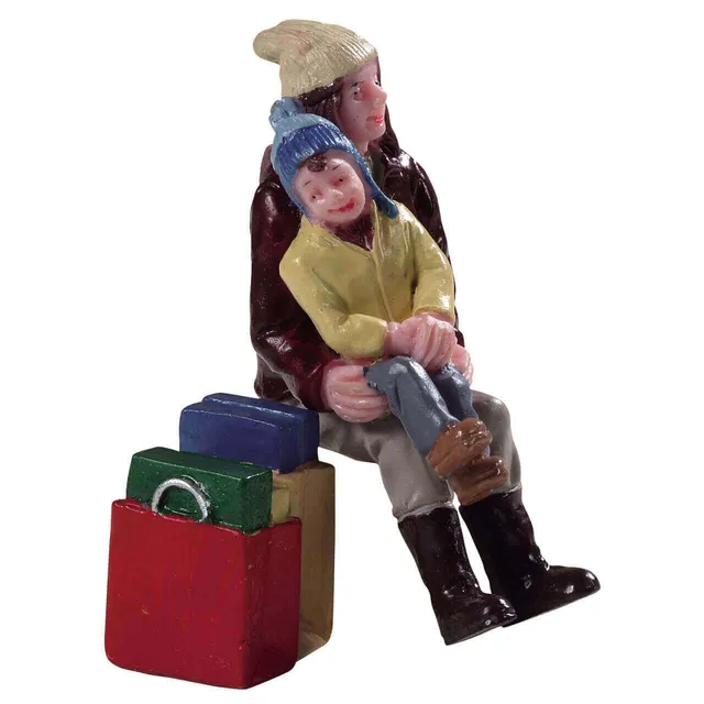 lemax-christmas-shopping-break-figurines-miniatures-shopping-de-no-l image 1