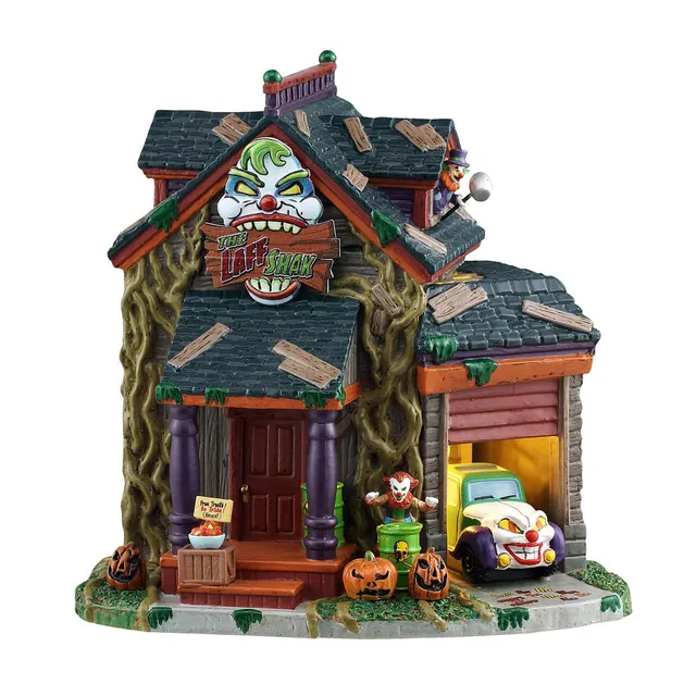lemax-the-laff-shak-funhouse-horreur-clowns-spooky-town image 1