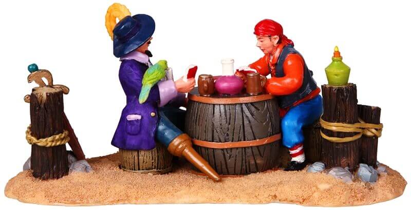 lemax-spooky-town-bucaneer-poker-figurine-pirate image 2