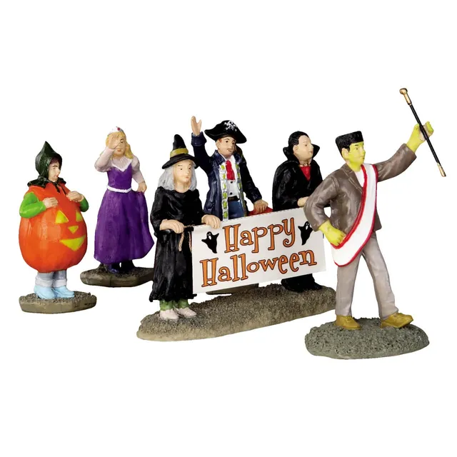 lemax-halloween-parade-banner-set-of-5-banni-res-spooky-town image 1