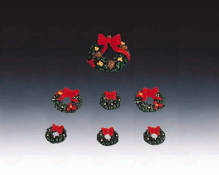 lemax-wreaths-miniatures-couronnes-de-no-l-lot-d-cor image 1