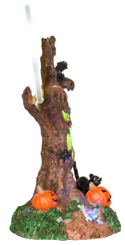 lemax-scary-moonlit-tree-arbre-halloween-lumineux-spooky-town image 2