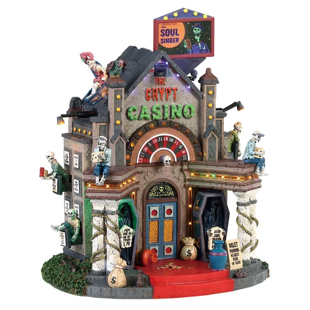 lemax-the-crypt-casino-b-timent-lumineux-et-sonore-spooky-town image 1