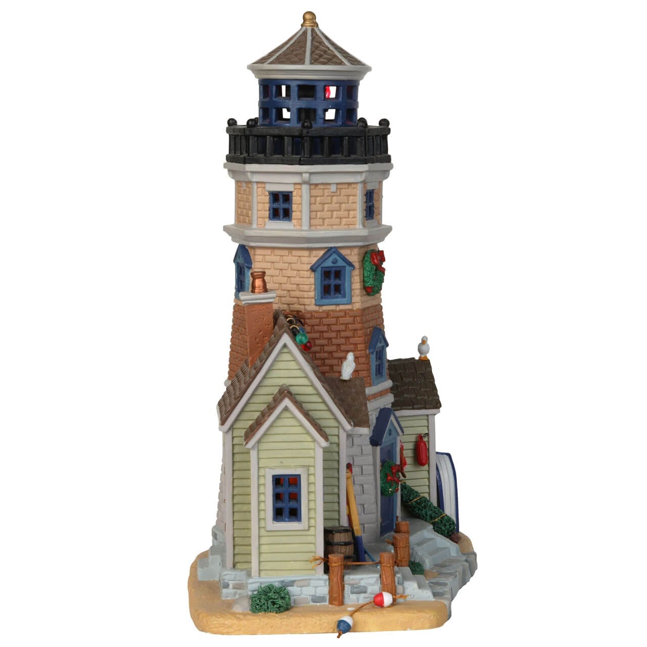 lemax-holly-bay-lighthouse-phare-lumineux-miniature-de-village image 2