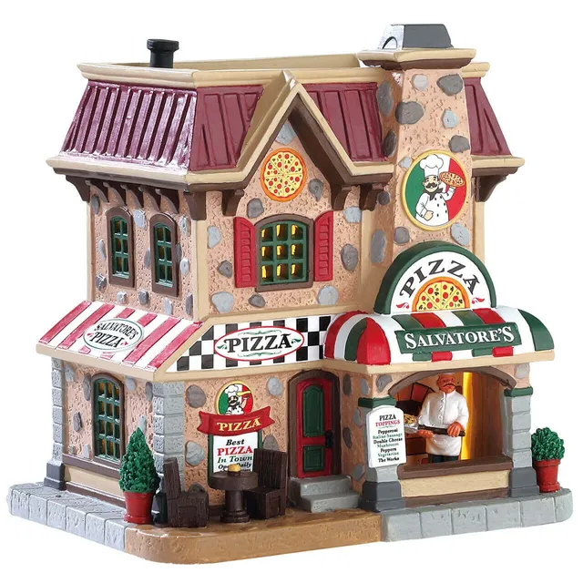 lemax-salvatore-s-pizzeria-b-timent-lumineux-village image 1