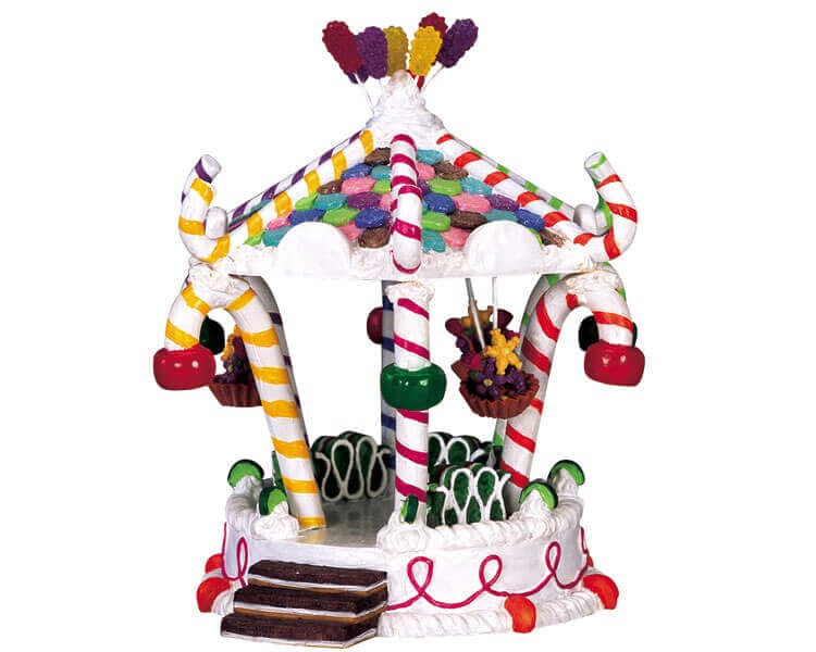 lemax-candy-cane-gazebo-kiosque-miniature-sugar-n-spice image 2