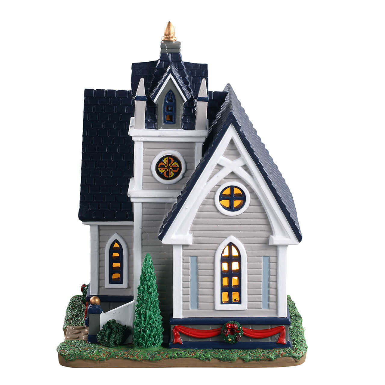 lemax-cedar-crest-fellowship-church-miniature-glise-de-village image 3