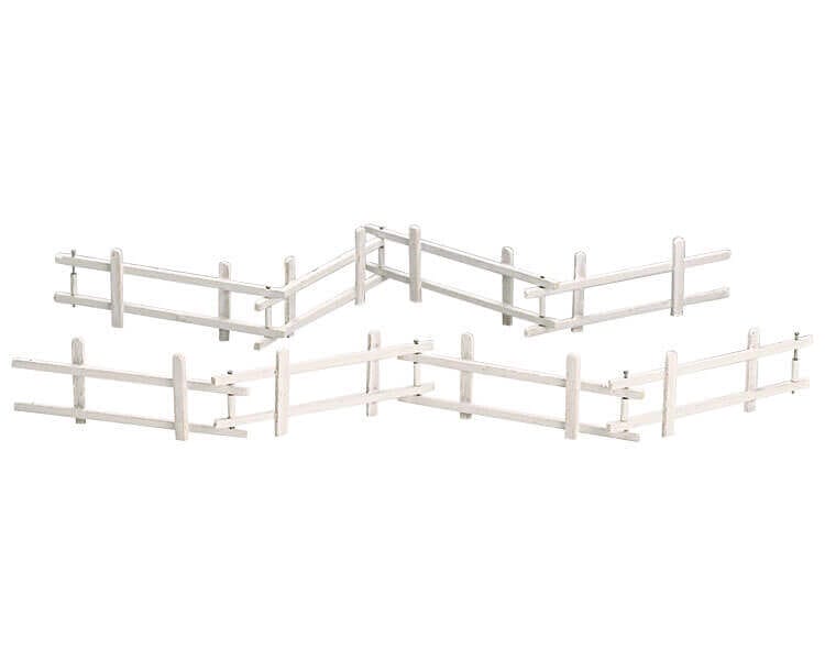 lemax-wooden-corral-fence-cl-ture-en-bois-miniature image 1