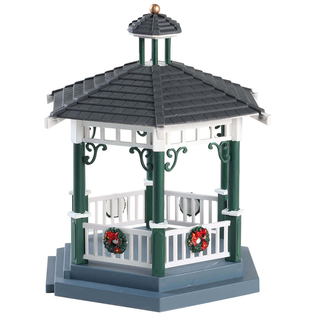 lemax-victorian-park-gazebo-kiosque-miniature-parc-caddington image 2