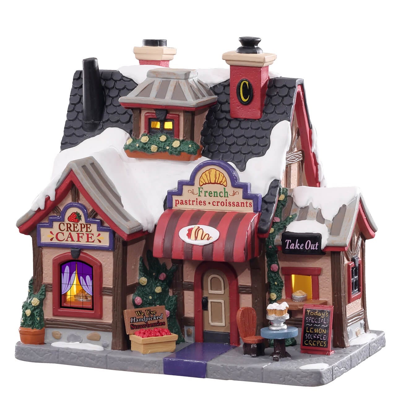 lemax-crepe-cafe-b-timent-miniature-caddington image 4