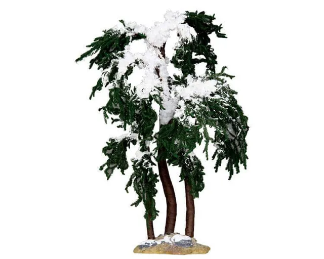 lemax-snowy-mulberry-tree-large-grand-arbre-enneig-miniature image 1