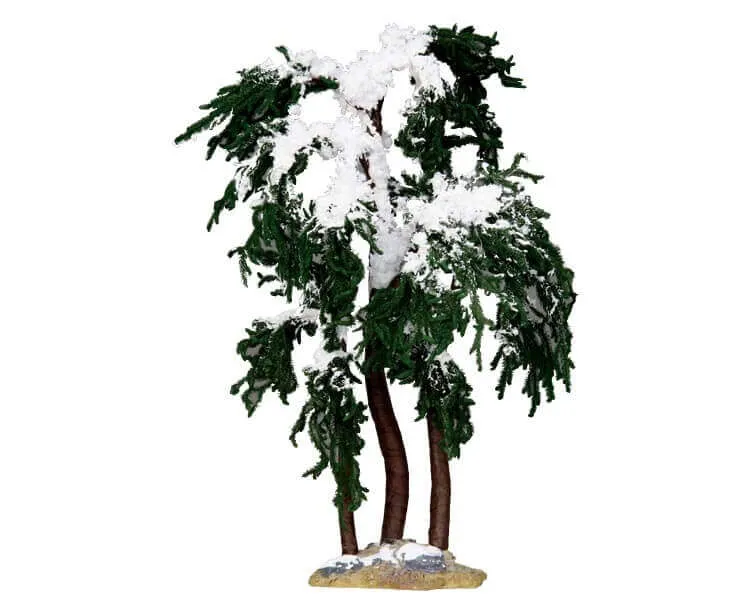 lemax-snowy-mulberry-tree-large-grand-arbre-enneig-miniature image 1