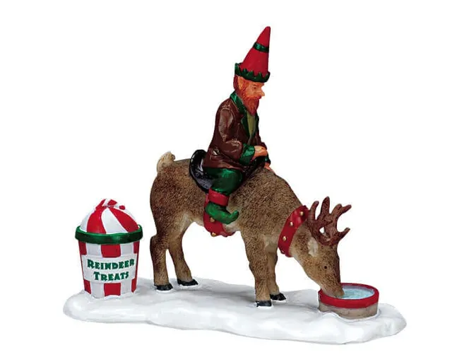 lemax-reindeer-treats-figurine-miniature-de-collection image 1