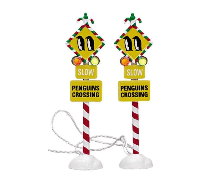 lemax-penguin-crossing-figurine-miniature-village-de-no-l image 1