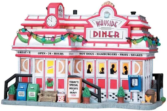 lemax-wayside-diner-b-timent-miniature-de-collection image 1