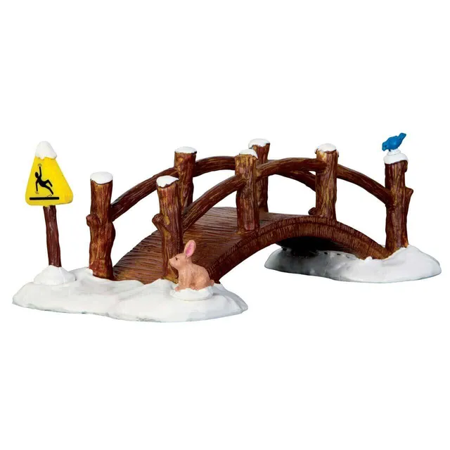 lemax-split-rail-footbridge-miniature-pont-vail-village image 1