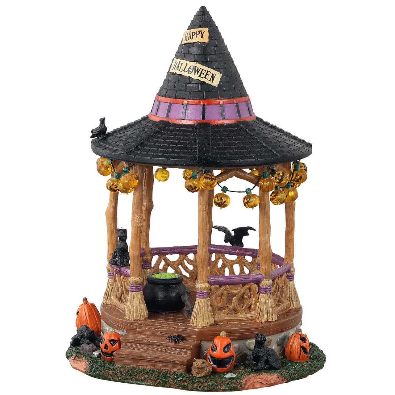 lemax-witch-gazebo-kiosque-d-halloween-spooky-town-miniature image 1
