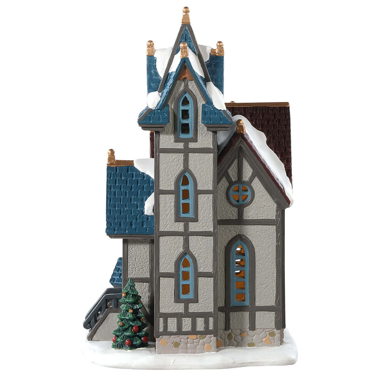 lemax-all-ye-faithful-church-maison-miniature-artisanale image 2