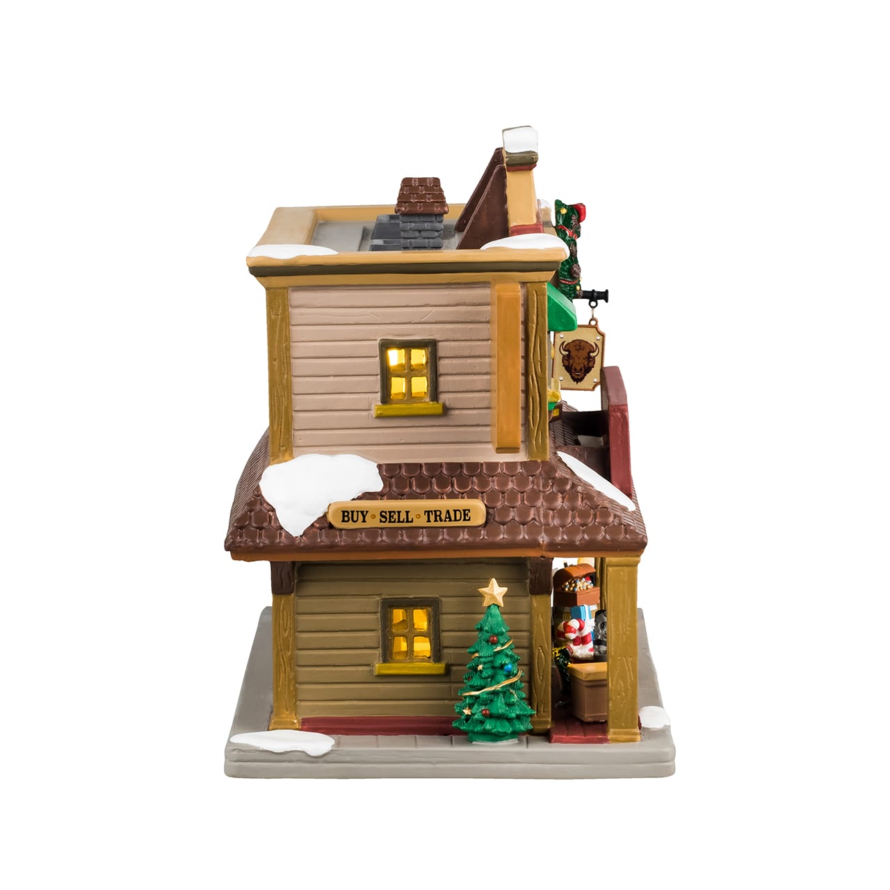 lemax-brown-buffalo-trading-post-b-timent-miniature-vail-village image 2