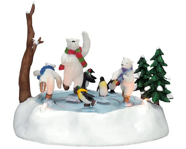 lemax-north-pole-skaters-figurine-patineurs-miniature image 1