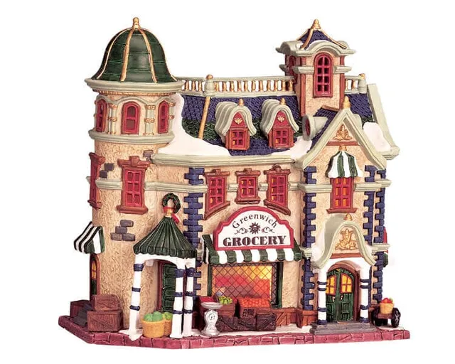 lemax-greenwich-grocery-b-timent-miniature image 1